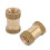 M2.5 Messing-Einpressmuttern Zylindrisch Riffel M2.5*6*3.5, 50Stk 4