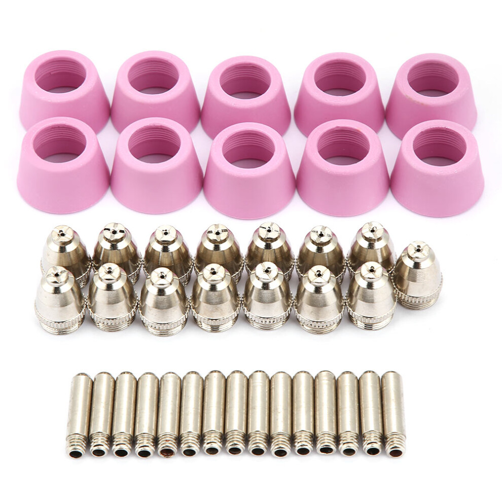40Pc/Set Ag60 Sg55 Plasma Cutter Consumables Electrode Nozzles Cups 323163243184