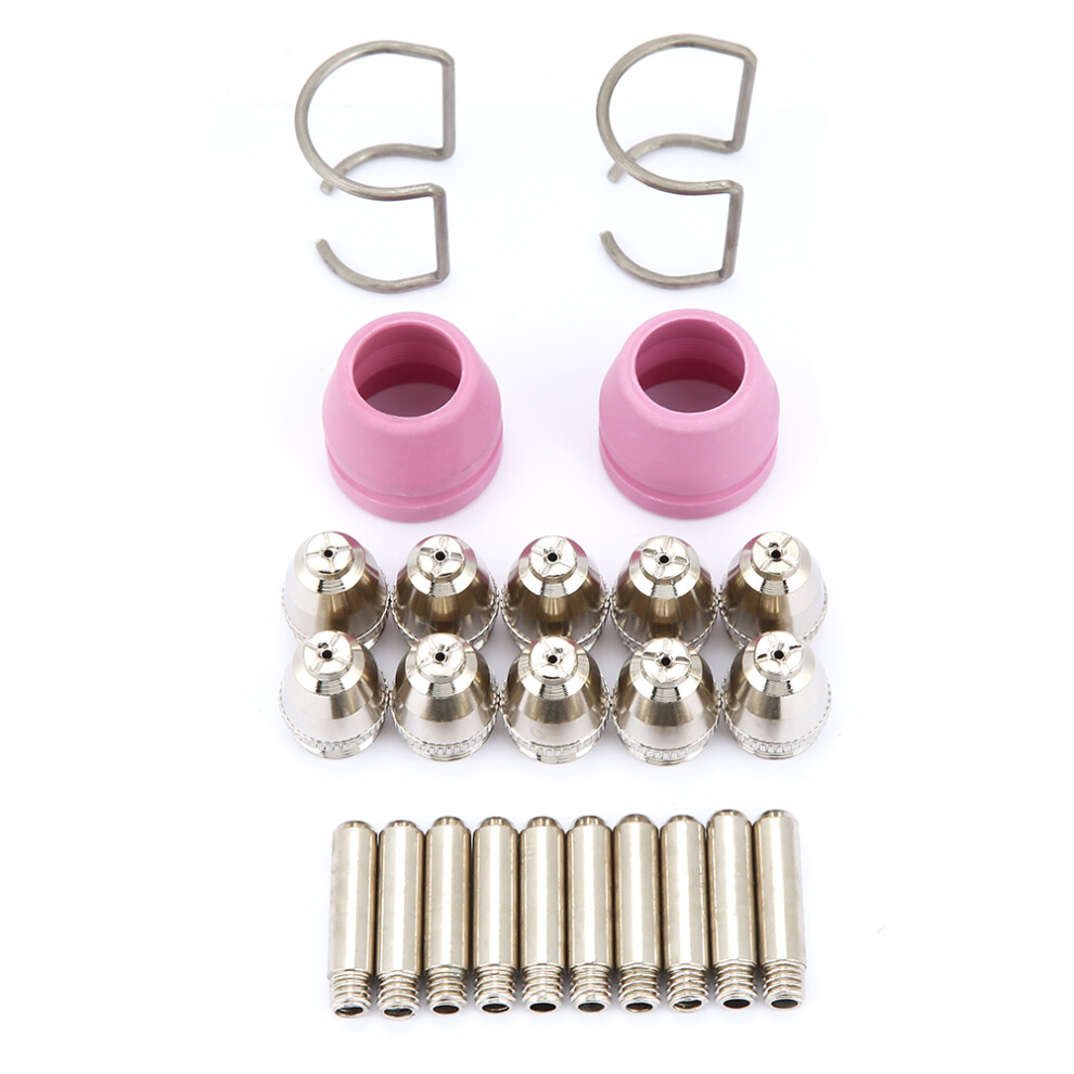 24Pc/Set Ag60 Sg55 Plasma Cutter Consumables Electrode Nozzles Cups 323163243887