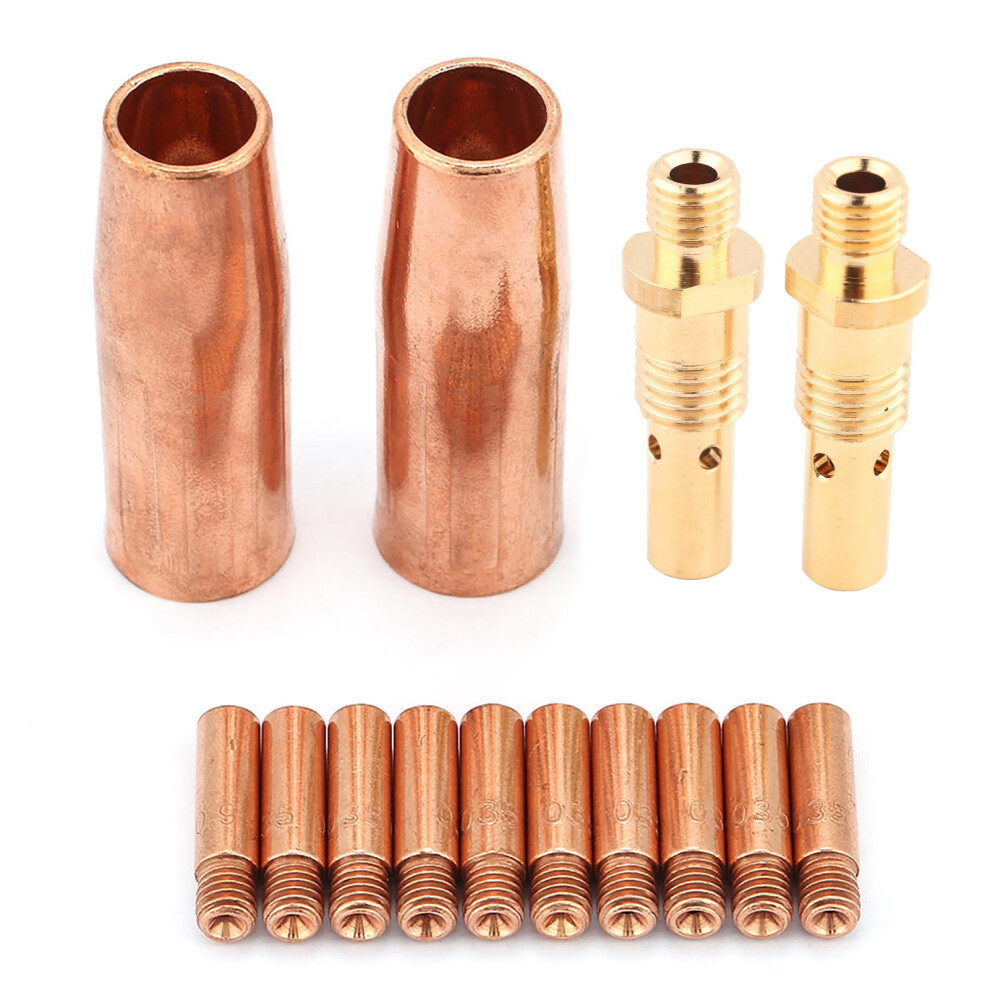14 Pcs/Set Nozzle Diffuser Tip Kit For Tweco Mig Welding Gun 323163243917