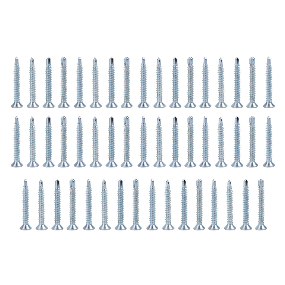 50Pcs M4.2 Flat Head Self Drilling Screws M4.2*19 323163238999