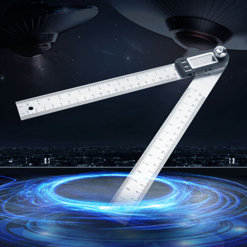 200mm Edelstahl Digitalwinkelmesser Goniometer 2