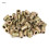 50Pcs M6 Zinc Alloy Hex Insert Nuts M6*15 1