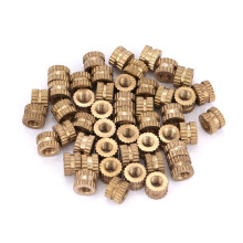 50 Pcs M3 Brass Knurled Insert Nuts M3x5x5.3