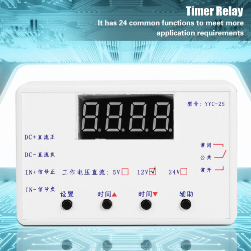 LED Einstellbarer Timer Relais Modul 12V 1