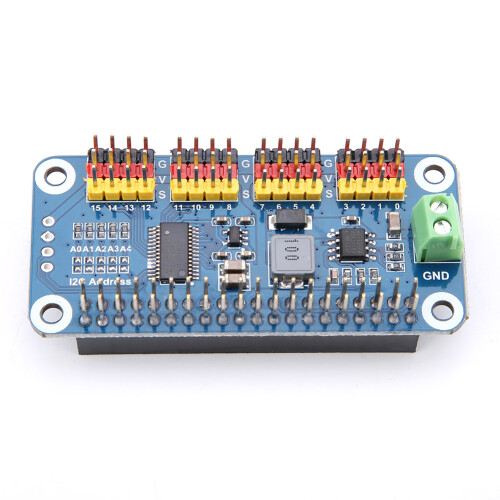 Steering Actuator Driver Board 16-Channel 2-Bit Resolution for RPI 2