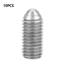 10Pcs M12 Stainless Steel Hex Socket Spring Ball Plunger Screw M12*25