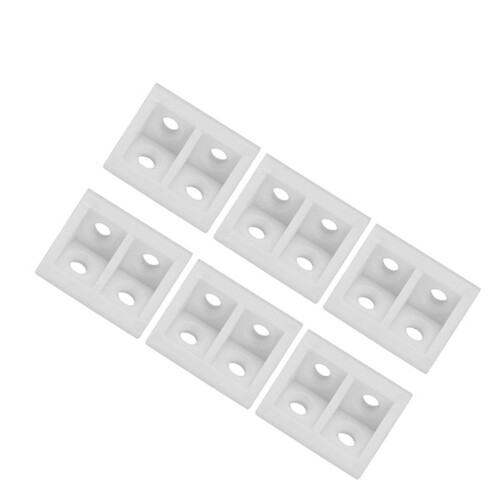 50pcs Plastic Right Angle Corner Gusset Brace 2