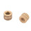 50 Pcs M3 Brass Knurled Insert Nuts M3x5x5.3 4