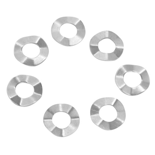 M10 20pcs Stainless Steel Wave Washer Gasket Spring Washers Lock Tools 1
