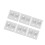 50pcs Plastic Right Angle Corner Gusset Brace 5