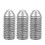 10 Pcs M12 Stl Hex Socket Spring Ball Plunger M12x25 3