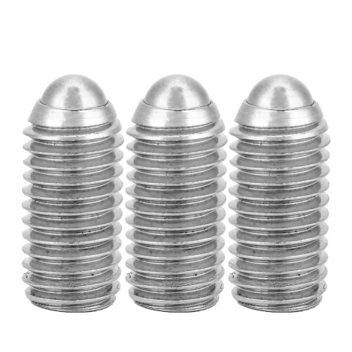 10 Pcs M12 Stl Hex Socket Spring Ball Plunger M12x25 2