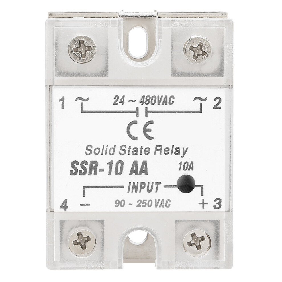 Ssr 10 Aa 10A Solid State Relay Module Ac-Ac 24-480V Ac 323163244358
