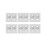 50pcs Plastic Right Angle Corner Gusset Brace 2