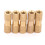 M4 10 Pcs Blind Hole Brass Knurled Insert Nut M4x16x6.3 2