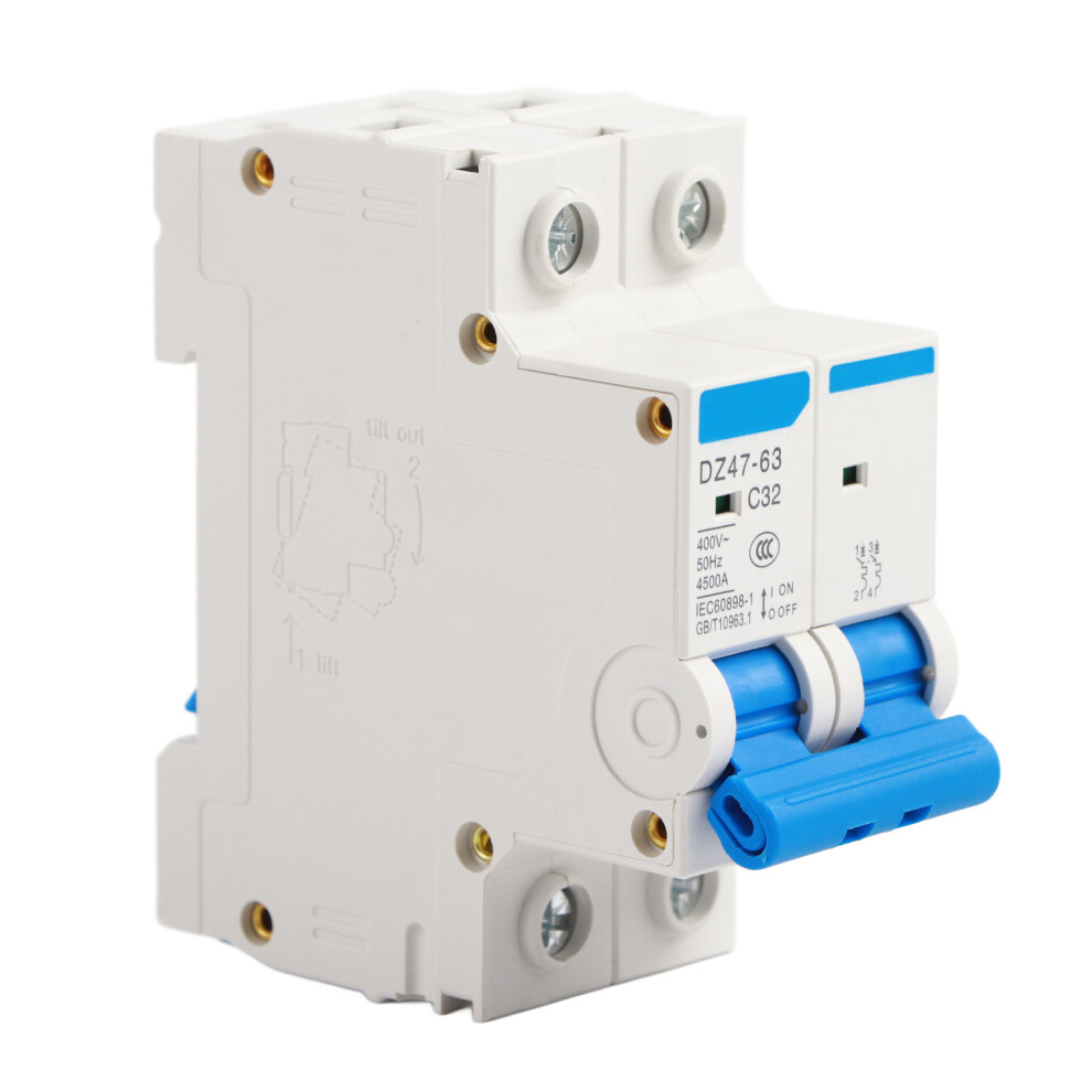 Dz47â63 2Pole 32A Miniature Current Circuit Breaker 220/380V 323163244372