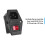 Creality 3D Inlet Module Plug Fuse Switch 10A 250V 3Pin 1