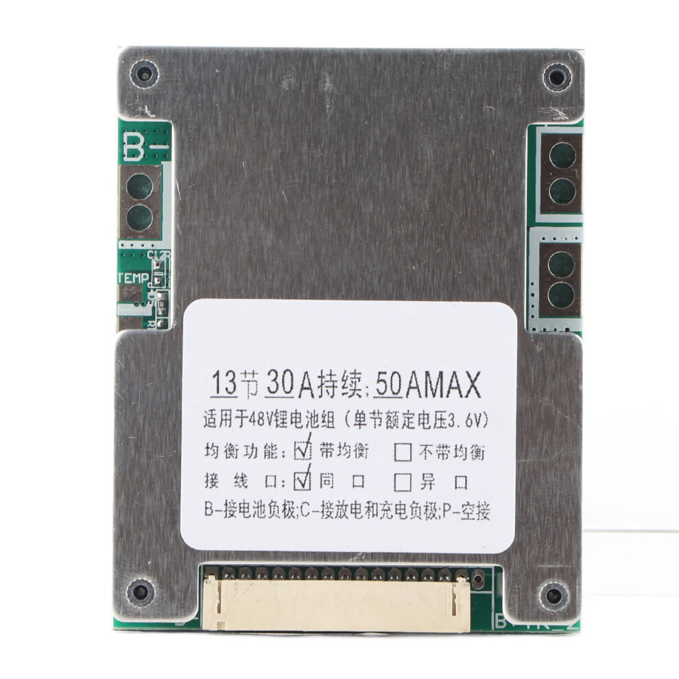 13S 30A Lithium Battery Bms Pcb With Balance Charging 323163246390