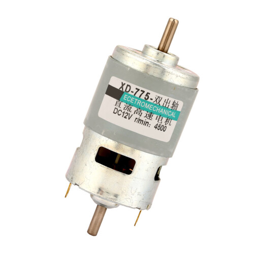 775-Motor 50W 12V 4500U/min DC-Doppelwellenmotor 1