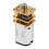 Mini Metall Gleichstrommotor Kupfergetriebe 3-6V 1