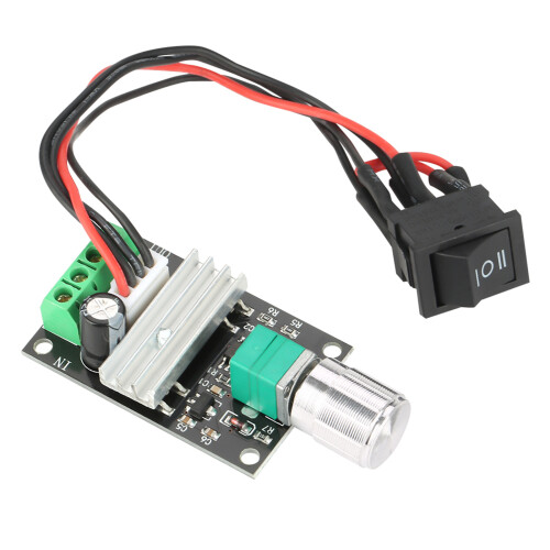 DC 6-24V 3A PWM Motorregler mit Schalter 2