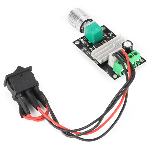 DC 6-24V 3A PWM Motorregler mit Schalter 1
