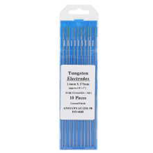 10Pcs WP Green Tungsten Electrodes 1.6*175mm AC Tig Welding