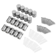 20 Stk. M12x20mm Edelstahl-Glasabstandsbolzen