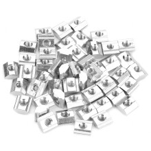 50pcs Carbon Steel T Slot Nut M4*10*5 for 20 Series Aluminum Profile