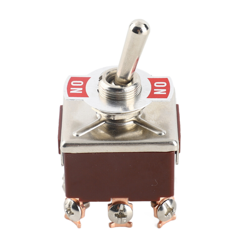 On On 2 Position Toggle Switch 3Pdt 9 Pin 12Mm 15A/250Vac 323163244839