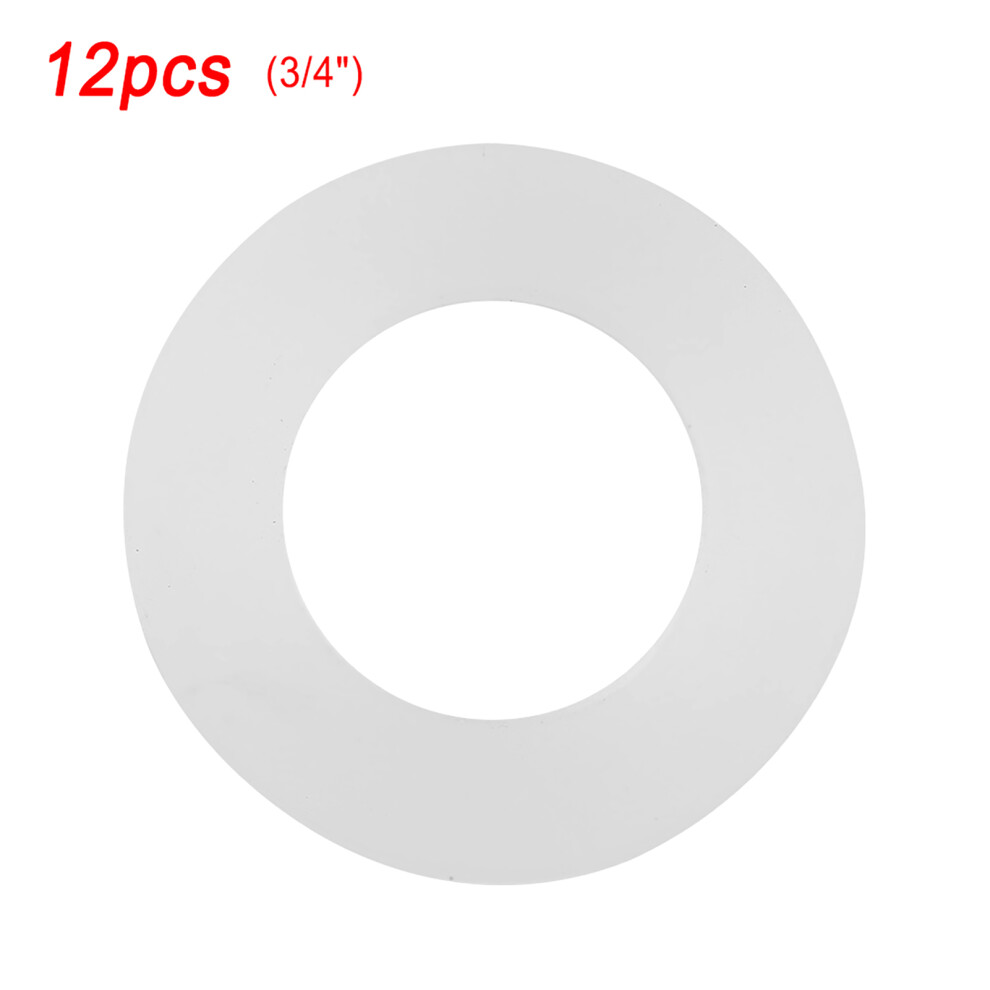12Pcs White Silicone O Ring Sealing Washers For Bellows Hoses (3/4") 323163244914