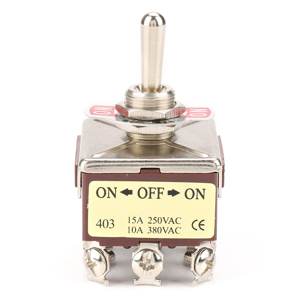 3 Position Toggle Switch 4Pdt 12 Pin 12Mm 15A/250Vac 323163244969