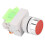 Self Locking Flat Head Red Push Button Switch 22mm Mount LAY37-11BNZS 5