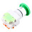 Green Mushroom Push Button Switch 22mm Auto Reset LAY37-11M 5