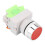 Self Locking Flat Head Red Push Button Switch 22mm Mount LAY37-11BNZS 4