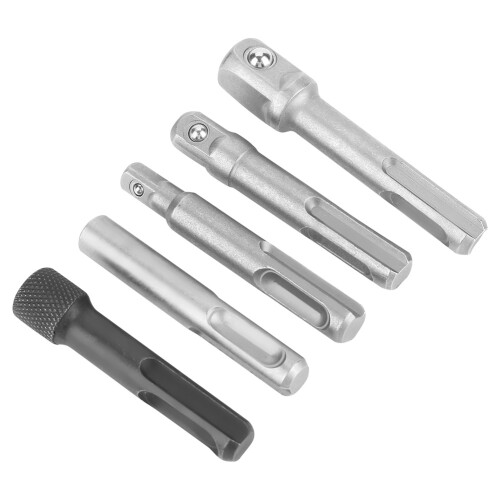 3x SDS Plus Socket Adapter & 2x Hex Extension 2