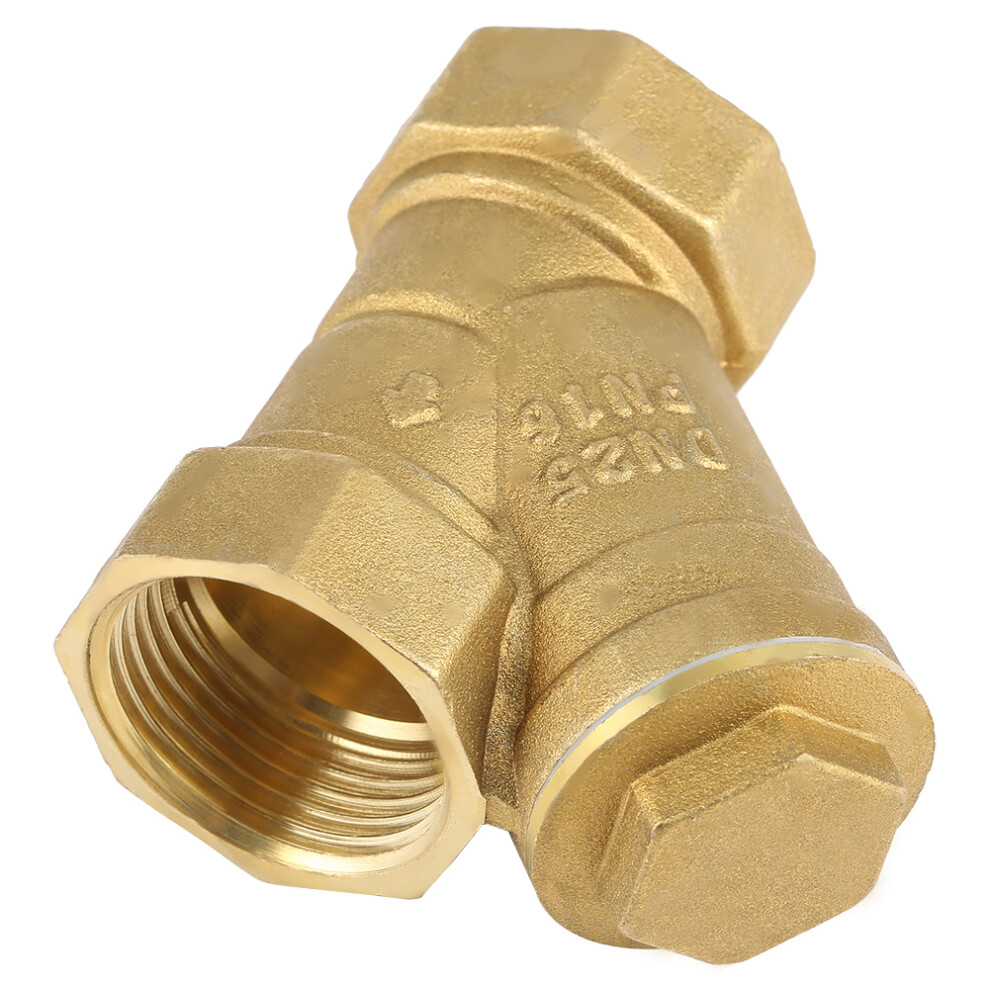 1" Bspp Female Thread Y Shaped Brass Strainer Filter Valve Connector 323163248936