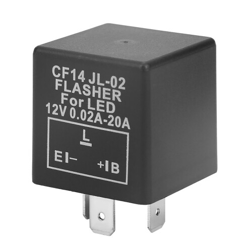 CF14 JL-02 3-Pin LED Blinkrelais 12V Hyper Flash Fix 1