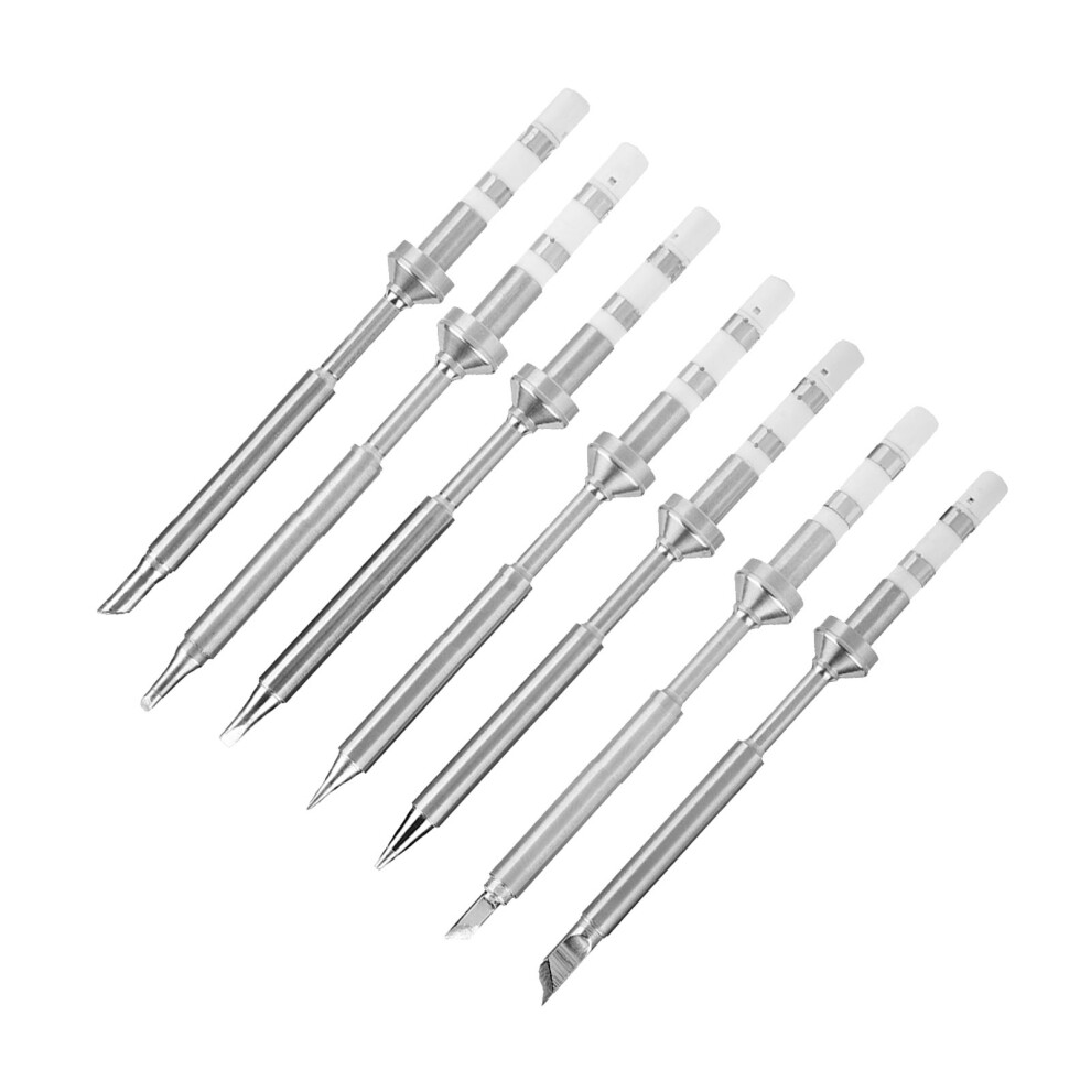 7Pcs Mini Stainless Steel Soldering Iron Tips For Ts100 7 Types 323163248981