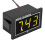 1pc 0.56" LED Waterproof Voltmeter DC 2.5-30V Yellow 4