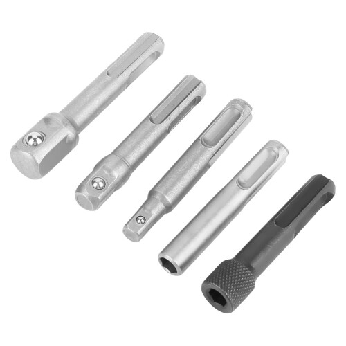 3x SDS Plus Socket Adapter & 2x Hex Extension 1