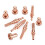 5pcs 9-8215 Electrode 5pcs 9-8210 Nozzle for Thermal Dynamics 4