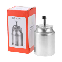 1000ml Pneumatic Spray Gun Metal Paint Pot #01