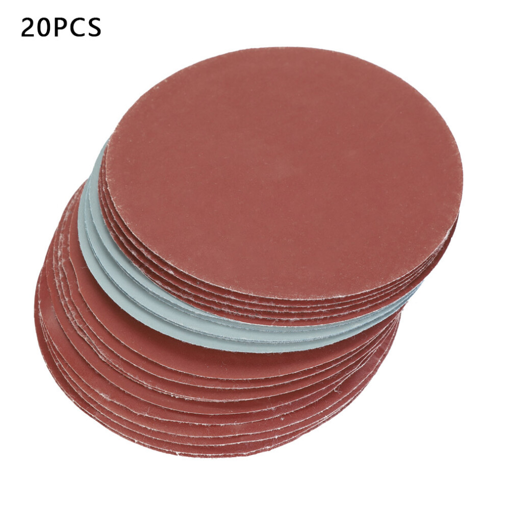 20Pcs 5-Inch Durable Round Sanding Discs 1000-3000# Grit Sand Papers 323163245126