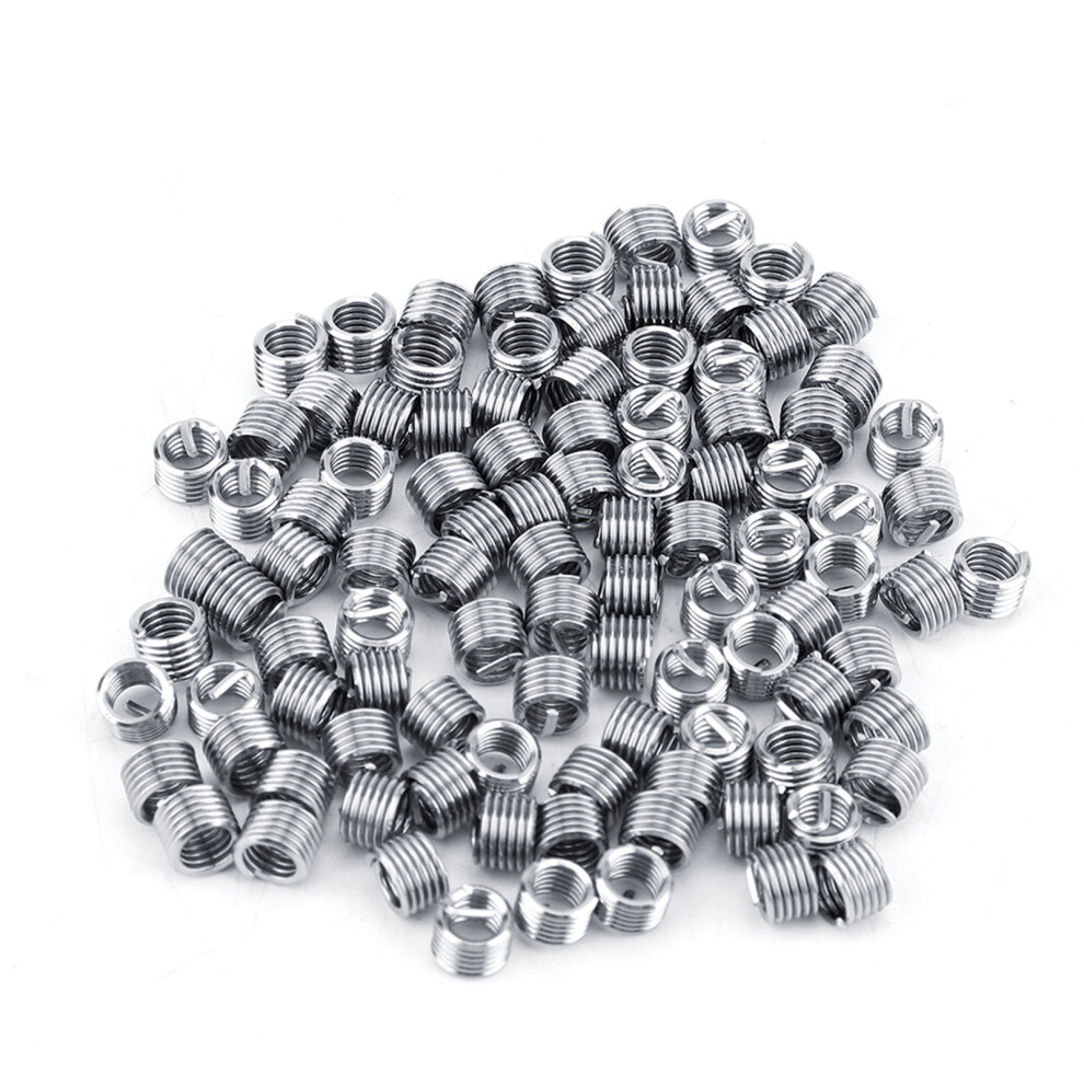 100Pcs M4 Ss304 Coiled Wire Thread Inserts M4*0.7*1.5 D 323163245980