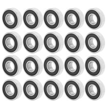 20x Kugellager 698RS, 8x19x6 mm, Gummidicht