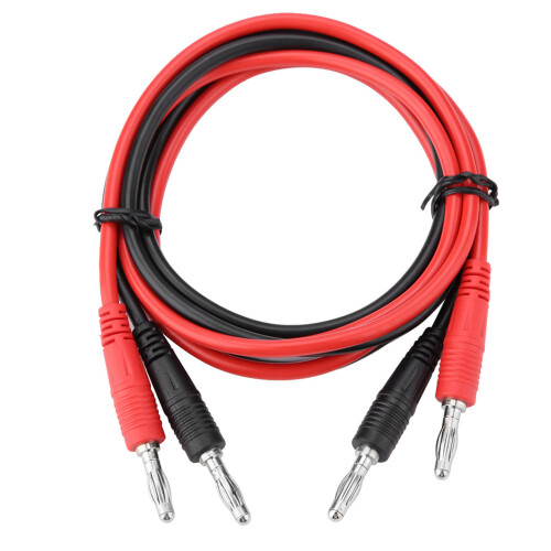 P1041 2Pcs 4mm Banana Plug Test Cable Multimeter Cables 2