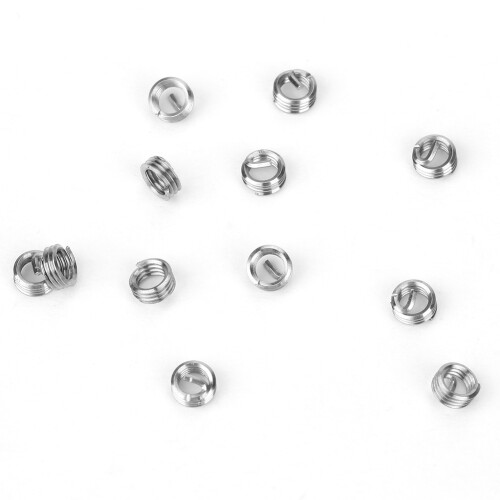 100x M3 SS304 Drahtgewindeeinsätze M3*0.5*1.5 D 1