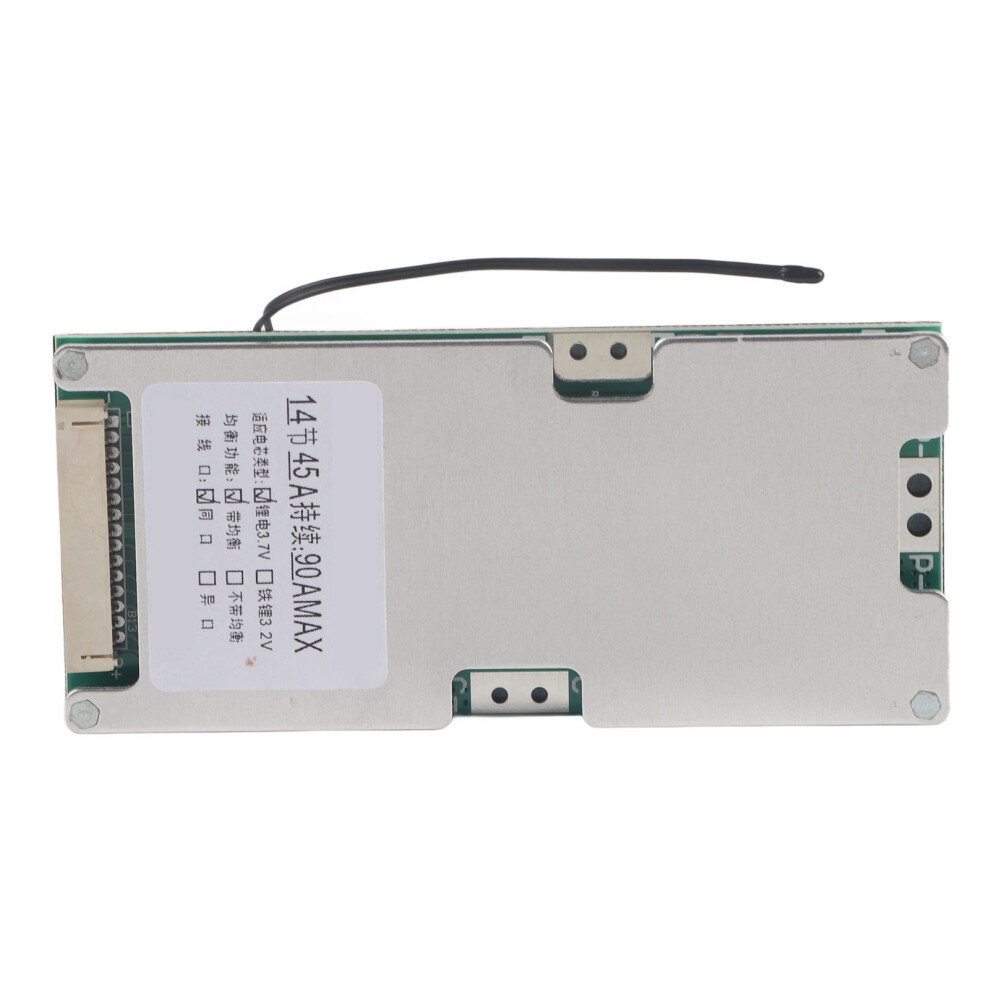 14S 45A Lithium Battery Protection Bms Pcb Board With Balance Charge 323163246079